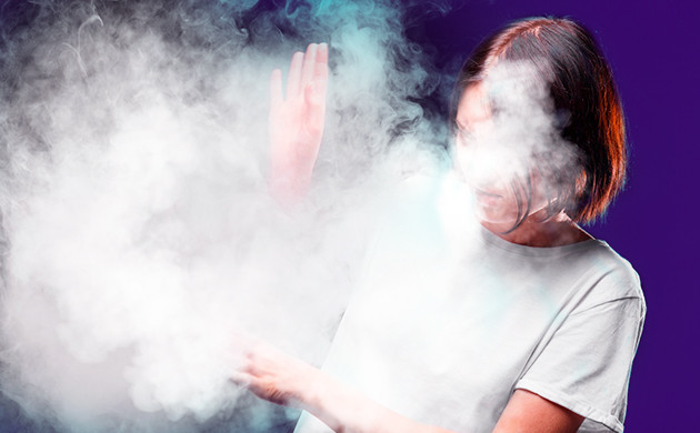 Вдыхание дыма от марихуаны
