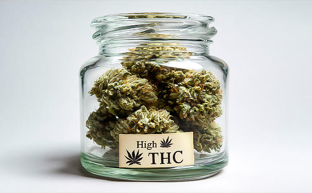 Уровень ТГК в шишках RS11