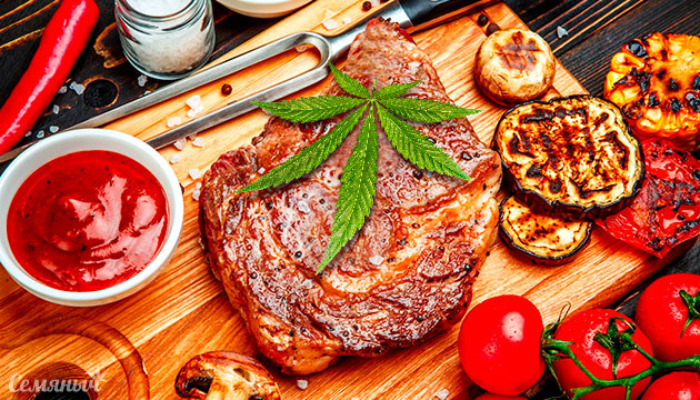 Как приготовить стейк с каннабисом