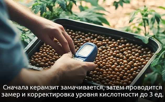 Химическая обработка керамзита