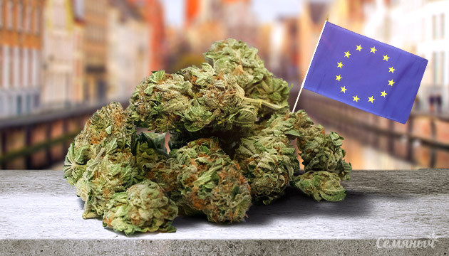 Уровень употребления каннабиса в Европе