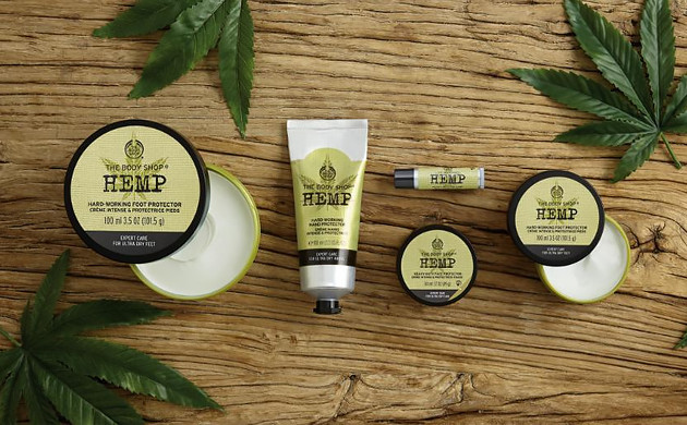 Косметические продукты с семенами конопли