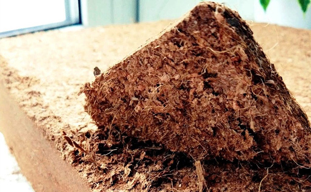 Брикет кокосового волокна