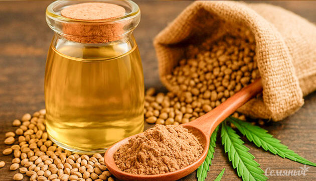 Конопляное масло из семян как натуральный источник полезных веществ