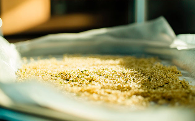 Заморозка хэша перед сушкой