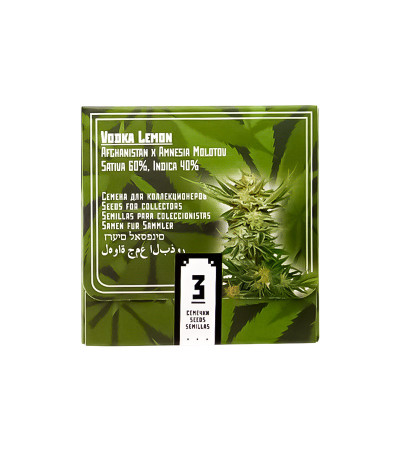 Семена сорта Vodka Lemon fem (Kalashnikov Seeds)