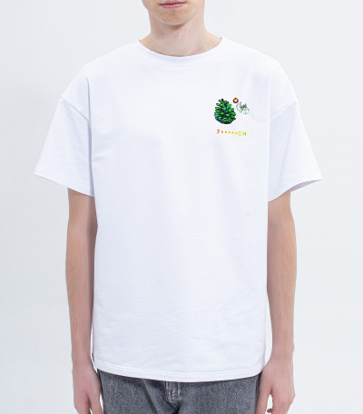Футболка 7CH, корень+шишка, оверсайз
