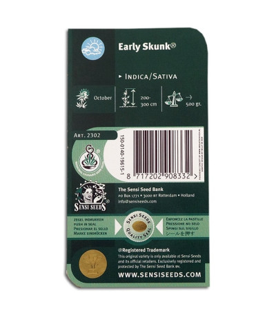 Семена сорта Early Skunk reg (Sensi Seeds)