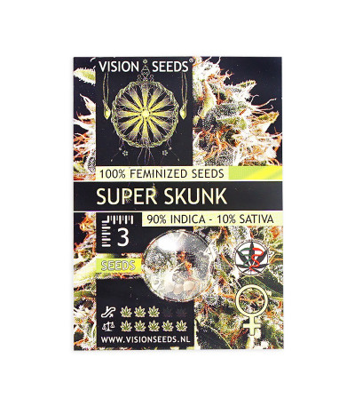 Семена сорта Super Skunk fem (Vision Seeds)