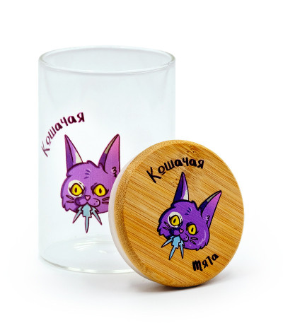 Баночка герметичная с принтом 7CH, большая