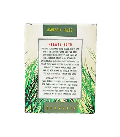Семена сорта Amnesia Haze fem (Victory Seeds)