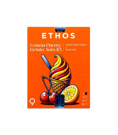 Семена сорта LEMON CHERRY GELATO AUTO R3 fem (Ethos Genetics)