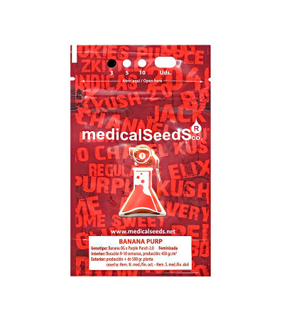 Семена сорта Banana Purp fem (Medical Seeds)